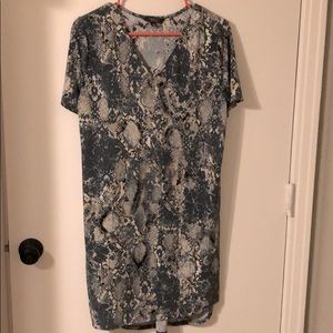 Snake skin dress